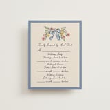 "A wedding in Low Country" - Multi-Event RSVP Cards in Cornflower by Chris Griffith - Front