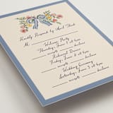 "A wedding in Low Country" - Multi-Event RSVP Cards in Cornflower by Chris Griffith - Detail