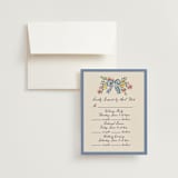 "A wedding in Low Country" - Multi-Event RSVP Cards in Cornflower by Chris Griffith - RSVP with Envelope