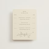 "floral stamp" - Multi-Event RSVP Cards in Ivory by Baumbirdy - Front
