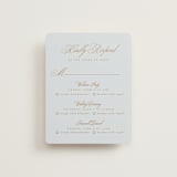 "Arbour" - Multi-Event RSVP Cards in Lake by Leah Bisch - Front
