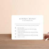 "Delicate" - Multi-Event RSVP Cards in Obsidian by Jennifer Postorino - Front