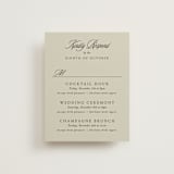 "holiday ribbon" - Multi-Event RSVP Cards in Ruby by Jackie Crawford - Front