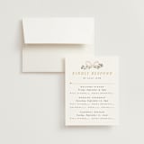 "Ribbonly Frame" - Multi-Event RSVP Cards in Blush by Itsy Belle Studio - RSVP with Envelope