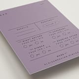 "Alaia" - Multi-Event RSVP Cards in Verona Sunset by Blustery August - Detail
