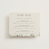 "Verde" - Multi-Event RSVP Cards in Meadow by Petra Kern - Front