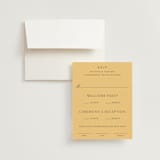 "Bocce" - Multi-Event RSVP Cards in Melon by Megan Davis - RSVP with Envelope