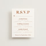 "boho desert" - Multi-Event RSVP Cards in Sand by Cass Loh - Front