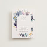 "Cheerful Bouquet" - Multi-Event RSVP Cards in Chardonnay by Lori Wemple - Front