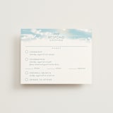 "Glisten" - Multi-Event RSVP Cards in Rose Quartz by Sam Dubeau - Front