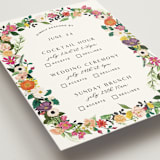"Secret Garden" - Multi-Event RSVP Cards in Daisy by Susan Moyal - Detail