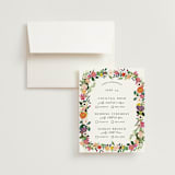 "Secret Garden" - Multi-Event RSVP Cards in Daisy by Susan Moyal - RSVP with Envelope