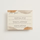 "leaf contour" - Multi-Event RSVP Cards in Natural by Susan Zinader - Front