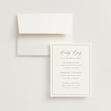 "Close to my Heart" - Multi-Event RSVP Cards in Twilight Whisper by Design Lotus - RSVP with Envelope