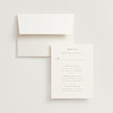"Bow Frame" - Multi-Event RSVP Cards in Lagoon by Leah Bisch - RSVP with Envelope