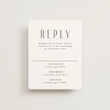 "photo" - Multi-Event RSVP Cards in Snow by Lori Wemple - Front