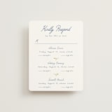 "Wildflower Romance" - Multi-Event RSVP Cards in Ivory by frau brandt - Front