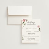 "Ornate" - Multi-Event RSVP Cards in Peony by Sarah Knight - RSVP with Envelope