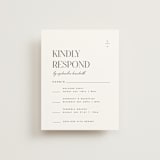 "Clarity" - Multi-Event RSVP Cards in Diamond by Heather Cairl - Front