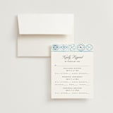 "Almafi" - Multi-Event RSVP Cards in Cerulean by Itsy Belle Studio - RSVP with Envelope