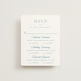 "Gwenyth" - Multi-Event RSVP Cards in Neptune by Kristie Kern - Front