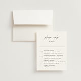 "modern classic" - Multi-Event RSVP Cards in Jasmine by Pippa Shaw - RSVP with Envelope