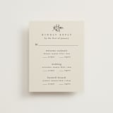 "White Oak" - Multi-Event RSVP Cards in Dove by Amy Kross - Front