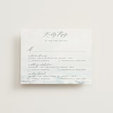 "At Sea" - Multi-Event RSVP Cards in Sky by Nicoletta Savod - Front