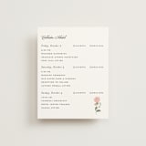 "botanical cameo" - Multi-Event RSVP Cards in Swan by Lori Wemple - Front