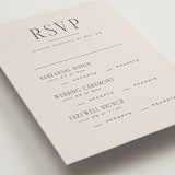 "Close-up" - Multi-Event RSVP Cards in Sandstone by Nicole Walsh - Detail