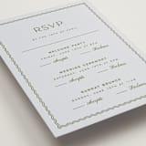 "callum" - Multi-Event RSVP Cards in Lavender by Ellen Schlegelmilch - Detail