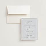 "callum" - Multi-Event RSVP Cards in Lavender by Ellen Schlegelmilch - RSVP with Envelope