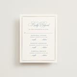 "Coastal crest" - Multi-Event RSVP Cards in Ocean by Creo Study - Front
