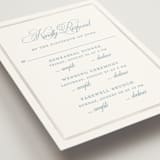 "Coastal crest" - Multi-Event RSVP Cards in Ocean by Creo Study - Detail