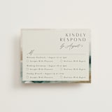 "Sunset Waves" - Multi-Event RSVP Cards in Marine by Nicoletta Savod - Front