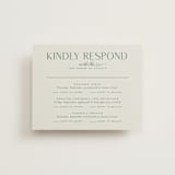 "Chantilly" - Multi-Event RSVP Cards in Emerald by Kimberly Morgan - Front