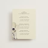 "Linen and Cloth" - Multi-Event RSVP Cards in Almond by Peony Rose Design - Front