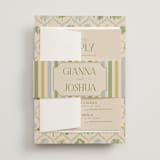 "The Gallery" - Multi-Event RSVP Cards in Summer Citrus by Vera Lim - Assembled with Belly Band