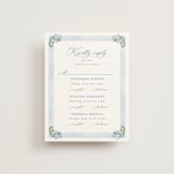 "Pillowy border" - Multi-Event RSVP Cards in Ocean by Creo Study - Front