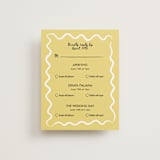 "Amore Mio" - Multi-Event RSVP Cards in Nero by Helena Vitto - Front