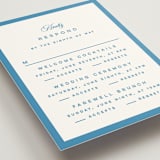 "The Emma" - Multi-Event RSVP Cards in Cerulean by Kristie Kern - Detail