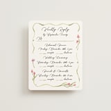 "Barolo" - Multi-Event RSVP Cards in Deep Blush by Pati Cascino - Front