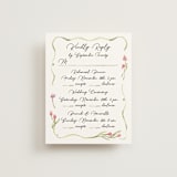 "Barolo" - Multi-Event RSVP Cards in Deep Blush by Pati Cascino - Front