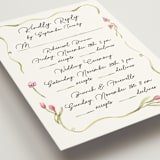 "Barolo" - Multi-Event RSVP Cards in Deep Blush by Pati Cascino - Detail