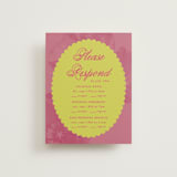 "Maximalist Poppies" - Multi-Event RSVP Cards in Flamingo by Morgan Kendall - Front