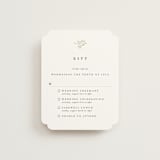 "Sense and Sensibility" - Multi-Event RSVP Cards in Cloud by Design Lotus - Front