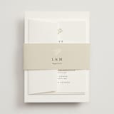 "Sense and Sensibility" - Multi-Event RSVP Cards in Cloud by Design Lotus - Assembled with Belly Band