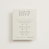 "Hayes" - Multi-Event RSVP Cards in Forest by Blustery August - Front