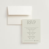 "Hayes" - Multi-Event RSVP Cards in Forest by Blustery August - RSVP with Envelope