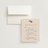 "Wedding Tapestry" - Multi-Event RSVP Cards in Coral Fern by Chris Griffith - RSVP with Envelope
